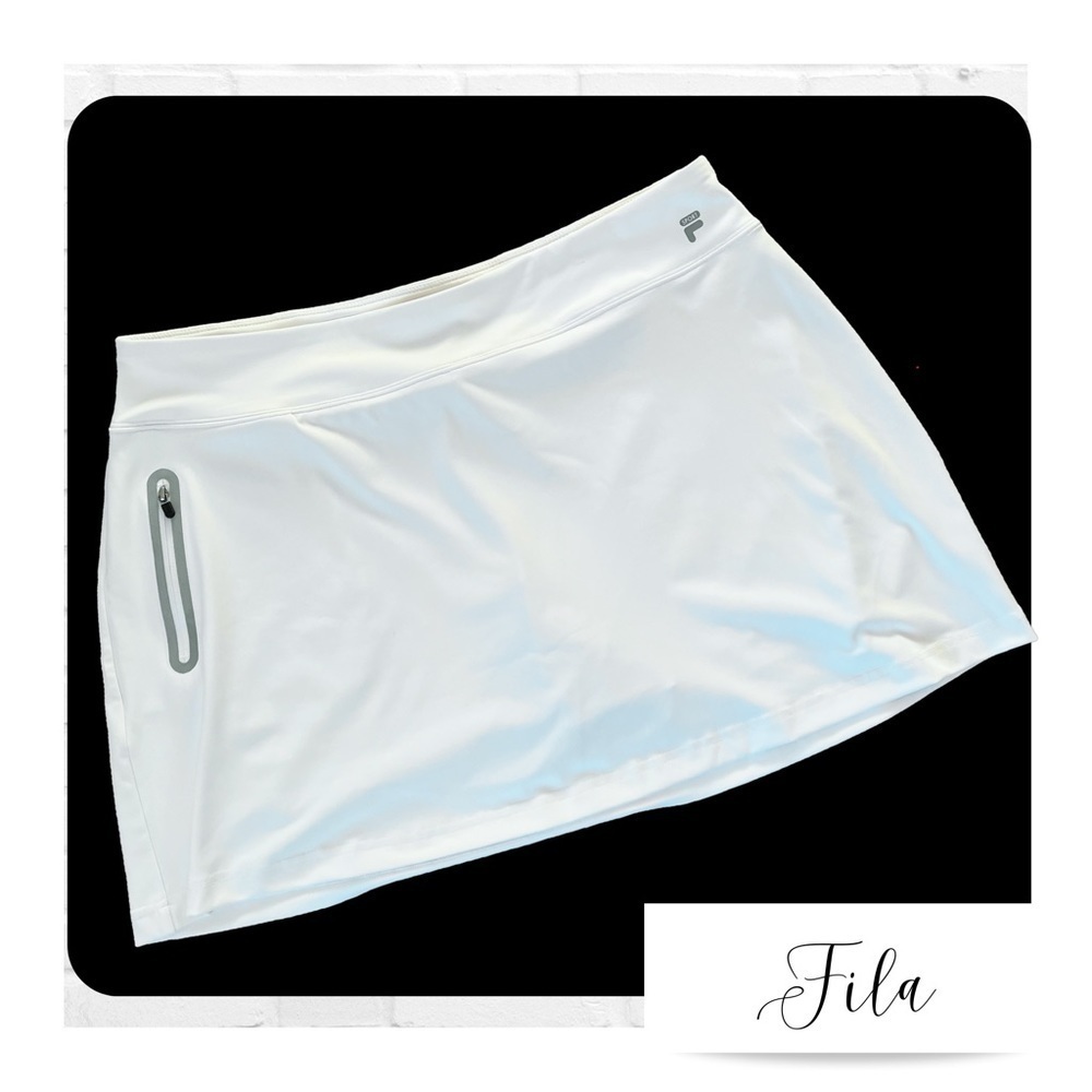 Fila Sport White Tennis Golf Skort Athletic Preppy Coastal Summer Women’s XXL